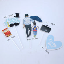 Load image into Gallery viewer, Assorted Paper Board Party Cake Top Decorations- High Heel-Balloon-Lipstick-Perfume-Musical Notes