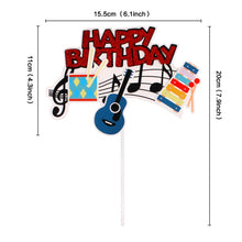 Load image into Gallery viewer, Assorted Paper Board Party Cake Top Decorations- High Heel-Balloon-Lipstick-Perfume-Musical Notes