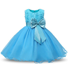 Load image into Gallery viewer, Princess Rosette Flower Girl Dress -Wedding- Birthday Party Kids Dresses For Girls