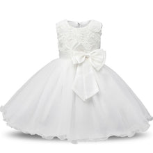 Load image into Gallery viewer, Princess Rosette Flower Girl Dress -Wedding- Birthday Party Kids Dresses For Girls