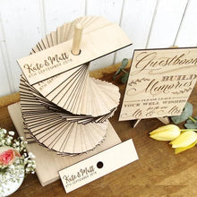 Load image into Gallery viewer, Personalized Wedding Guest Book Alternative Modern Design Piece