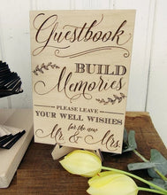 Load image into Gallery viewer, Personalized Wedding Guest Book Alternative Modern Design Piece