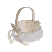 Load image into Gallery viewer, Dainty Lace Flower Girl Baskets-Wedding Accessories