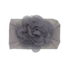 Load image into Gallery viewer, Baby Headband Big Chiffon Flower Bow Hair Band Newborn Girl-Toddler Turban Head Wrap