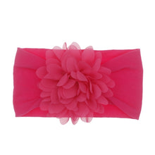 Load image into Gallery viewer, Baby Headband Big Chiffon Flower Bow Hair Band Newborn Girl-Toddler Turban Head Wrap