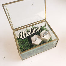 Load image into Gallery viewer, Love Just Married Rustic Bridal Ring Pillow Holders-Wedding Accessories-Decorations