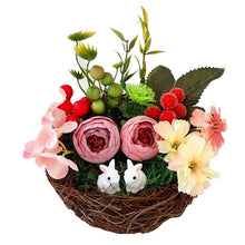 Load image into Gallery viewer, Love Just Married Rustic Bridal Ring Pillow Holders-Wedding Accessories-Decorations