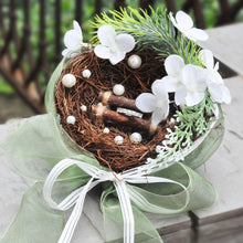 Load image into Gallery viewer, Love Just Married Rustic Bridal Ring Pillow Holders-Wedding Accessories-Decorations