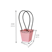 Load image into Gallery viewer, 1pc Portable Kraft Waterproof Flower Gift Bag-Box with Handle-Rose Box