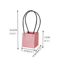 Load image into Gallery viewer, 1pc Portable Kraft Waterproof Flower Gift Bag-Box with Handle-Rose Box