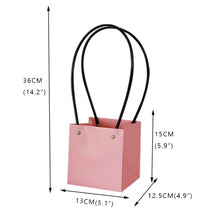 Load image into Gallery viewer, 1pc Portable Kraft Waterproof Flower Gift Bag-Box with Handle-Rose Box