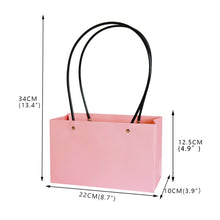 Load image into Gallery viewer, 1pc Portable Kraft Waterproof Flower Gift Bag-Box with Handle-Rose Box