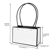 Load image into Gallery viewer, 1pc Portable Kraft Waterproof Flower Gift Bag-Box with Handle-Rose Box