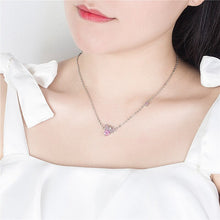 Load image into Gallery viewer, Pink Zirconia Bee Jewelry Set-Pendant-Ring-Earring-Bracelet
