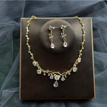 Load image into Gallery viewer, Affordable Bridal Jewelry Sets of Necklace-Earrings for Weddings-Quinceañera-Evening Events