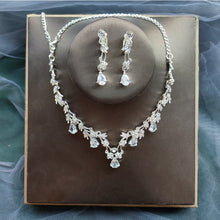 Load image into Gallery viewer, Affordable Bridal Jewelry Sets of Necklace-Earrings for Weddings-Quinceañera-Evening Events