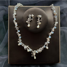 Load image into Gallery viewer, Affordable Bridal Jewelry Sets of Necklace-Earrings for Weddings-Quinceañera-Evening Events