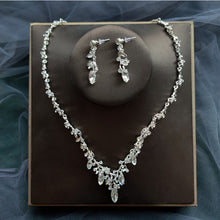 Load image into Gallery viewer, Affordable Bridal Jewelry Sets of Necklace-Earrings for Weddings-Quinceañera-Evening Events