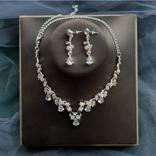 Load image into Gallery viewer, Affordable Bridal Jewelry Sets of Necklace-Earrings for Weddings-Quinceañera-Evening Events