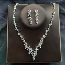 Load image into Gallery viewer, Affordable Bridal Jewelry Sets of Necklace-Earrings for Weddings-Quinceañera-Evening Events