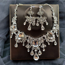 Load image into Gallery viewer, Affordable Bridal Jewelry Sets of Necklace-Earrings for Weddings-Quinceañera-Evening Events
