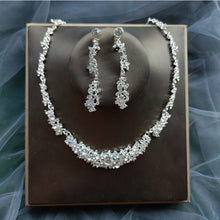 Load image into Gallery viewer, Affordable Bridal Jewelry Sets of Necklace-Earrings for Weddings-Quinceañera-Evening Events