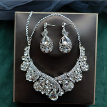 Load image into Gallery viewer, Affordable Bridal Jewelry Sets of Necklace-Earrings for Weddings-Quinceañera-Evening Events