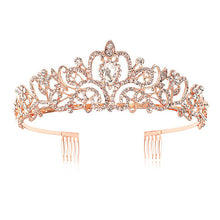 Load image into Gallery viewer, Baroque High Court Crystal Wedding Crown-Princess Bridal Tiaras-Mis Quince Hair Jewelry