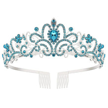 Load image into Gallery viewer, Baroque High Court Crystal Wedding Crown-Princess Bridal Tiaras-Mis Quince Hair Jewelry