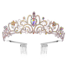 Load image into Gallery viewer, Baroque High Court Crystal Wedding Crown-Princess Bridal Tiaras-Mis Quince Hair Jewelry