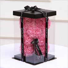 Load image into Gallery viewer, Rose Teddy Bear Artificial Flower Gift - Also a Decor for Any Special Occasion-Holidays
