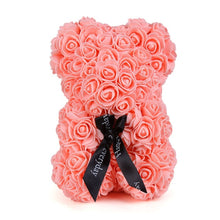 Load image into Gallery viewer, Rose Teddy Bear Artificial Flower Gift - Also a Decor for Any Special Occasion-Holidays
