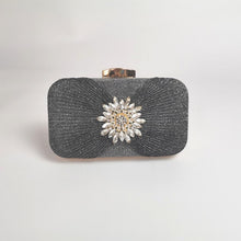 Load image into Gallery viewer, Flower Diamond Luxury Designer Evening Clutch Bag