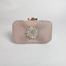 Load image into Gallery viewer, Flower Diamond Luxury Designer Evening Clutch Bag