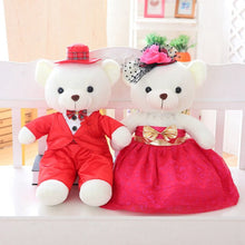 Load image into Gallery viewer, The Perfect Plush Bridal Teddy Bear Couple-Wedding Gift- Decoration