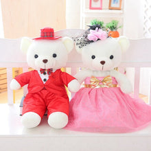 Load image into Gallery viewer, The Perfect Plush Bridal Teddy Bear Couple-Wedding Gift- Decoration