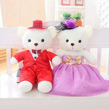 Load image into Gallery viewer, The Perfect Plush Bridal Teddy Bear Couple-Wedding Gift- Decoration