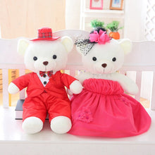 Load image into Gallery viewer, The Perfect Plush Bridal Teddy Bear Couple-Wedding Gift- Decoration