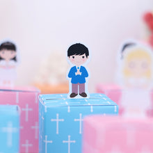 Load image into Gallery viewer, First Holy Communion Boy or Girl-Pink or Blue- Party Favor Box for Candy