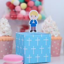 Load image into Gallery viewer, First Holy Communion Boy or Girl-Pink or Blue- Party Favor Box for Candy