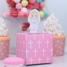 Load image into Gallery viewer, First Holy Communion Boy or Girl-Pink or Blue- Party Favor Box for Candy
