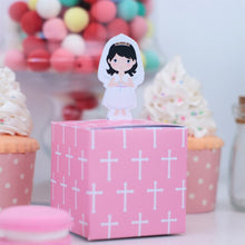 Load image into Gallery viewer, First Holy Communion Boy or Girl-Pink or Blue- Party Favor Box for Candy
