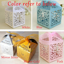 Load image into Gallery viewer, White-Pink-Blue-Gold-Silver My First Holy Communion Favor Boxes-Spanish Mi Primera Comunión-Candy Box-Party Keepsake