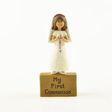 Load image into Gallery viewer, My First Holy Communion Resin Figurine Gift - Cake Top - Girl