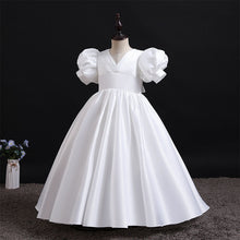 Load image into Gallery viewer, Elegant White Communion Dress or Flower Girl Dress