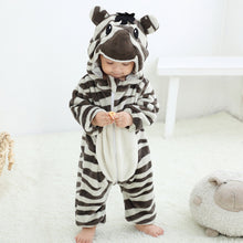 Load image into Gallery viewer, Boys- Girls Assorted Animal Onesies-Sleepers-Playtime - Toddler- Child
