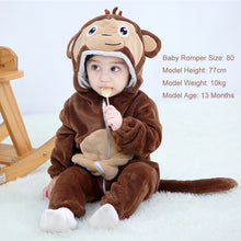 Load image into Gallery viewer, Boys- Girls Assorted Animal Onesies-Sleepers-Playtime - Toddler- Child