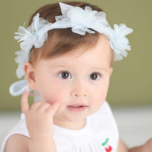 Load image into Gallery viewer, Assorted Girls Sheer Lace and Pearls Hair Accessories for Flower Girls and Special Events