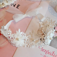 Load image into Gallery viewer, Assorted Girls Sheer Lace and Pearls Hair Accessories for Flower Girls and Special Events