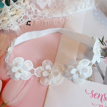 Load image into Gallery viewer, Assorted Girls Sheer Lace and Pearls Hair Accessories for Flower Girls and Special Events